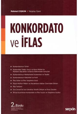 Konkordato ve İflas (Ciltli)
