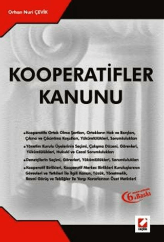 Kooperatifler Kanunu (Ciltli)
