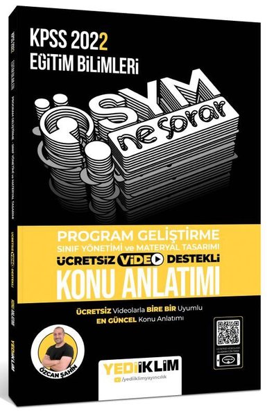 KPSS 2022 Ösym Ne Sorar Program Geliştirme Video Destekli Konu Anlatım
