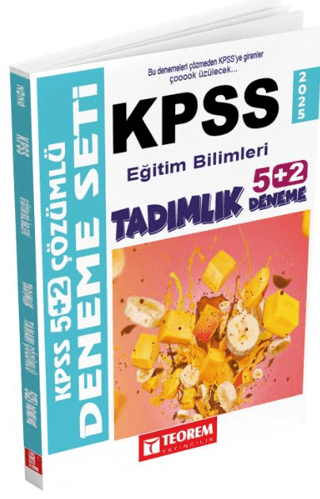 KPSS 5+2 Deneme Sınavı Eğitim Bilimleri Tamamı Çözümlü