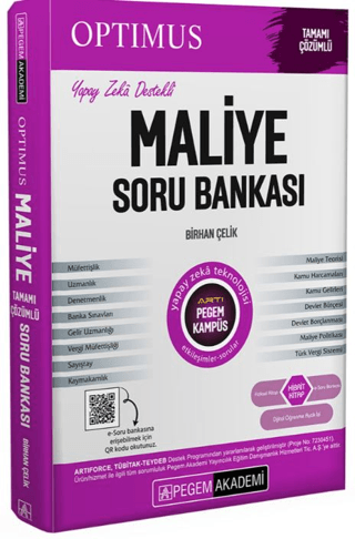 KPSS A Grubu Optimus Maliye Tamamı Çözümlü Soru Bankası