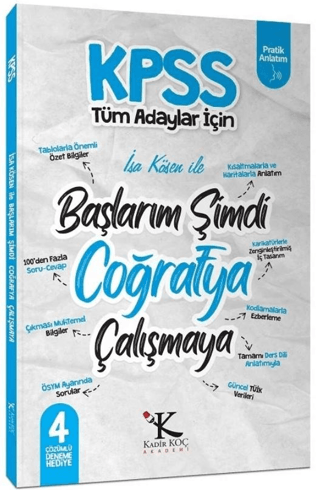 KPSS Başlarım Şimdi Coğrafya Çalışmaya Ders Notları