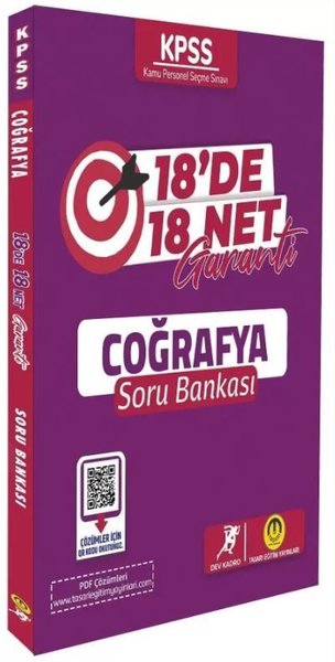 KPSS Coğrafya 18 de 18 Net Garanti Soru Bankası Video Çözümlü