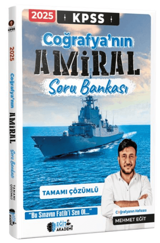 KPSS Coğrafya Amiral Soru Bankası Tamamı Çözümlü