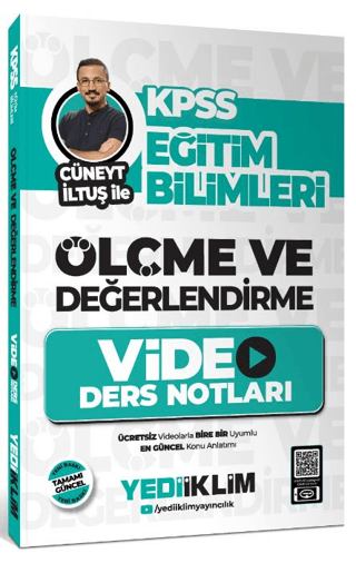 KPSS Eğitim Bilimleri Ölçme ve Değerlendirme Cüneyt İltuş İle Video Ders Notları