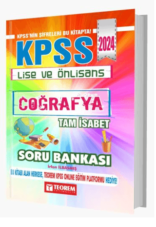 KPSS Lise Ön Lisans Tam İsabet Coğrafya Soru Bankası (Ciltli)