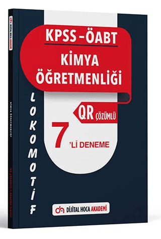 KPSS ÖABT Kimya Öğretmenliği Lokomotif Serisi QR Çözümlü 7'li Deneme