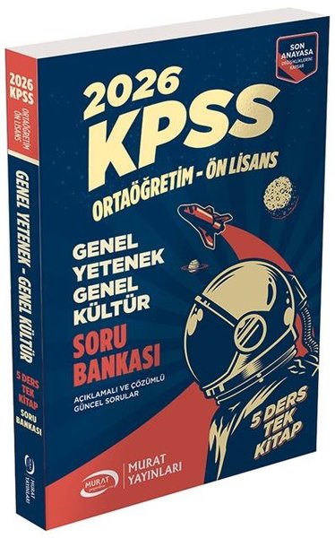 KPSS Ortaöğretim - Önlisans 5 Ders Tek Kitap Soru Bankası