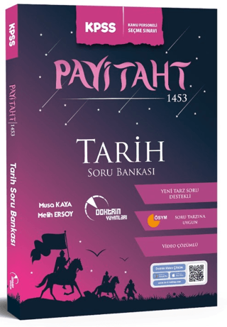 2022 KPSS Tarih Payitaht 1453 Soru Bankası Musa Kaya