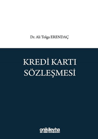 Kredi Kartı Sözleşmesi (Ciltli)
