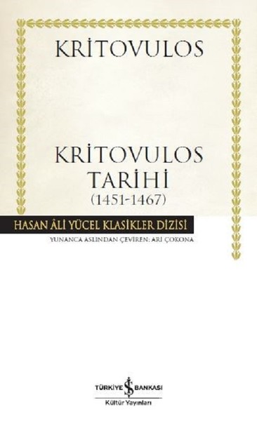 Kritovulos Tarihi (1451-1467) Kritovulos