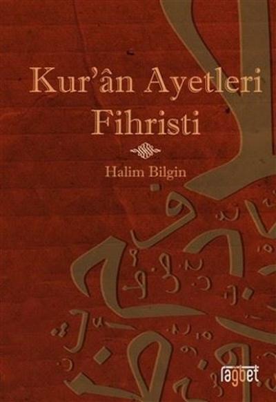 Kur'an Ayetleri Fihristi (Ciltli) Halim Bilgin
