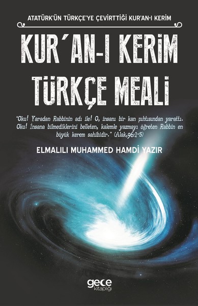 Kur'an-ı Kerim Türkçe Meali Elmalılı Muhammed Hamdi Yazır