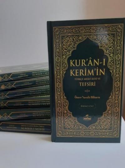 Kur'an-ı Kerim'in Türkçe Meali Alisi ve Tefsiri Seti - 8 Kitap Takım Ö