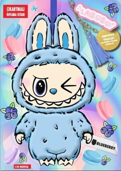 Labubu Blueberry Çılgın Koleksiyon - Çıkartmalı Boyama Kitabı