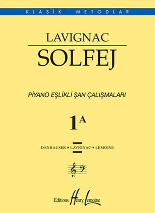 Lavignac Solfej 1A - Büyük Boy