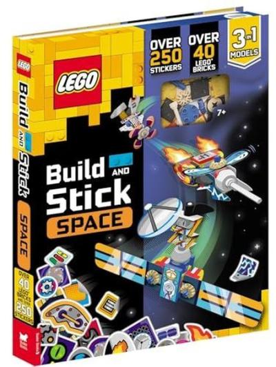 LEGO Books Build and Stick: Space (Ciltli)