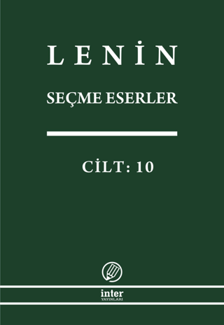 Lenin Seçme Eserler Cilt: 10