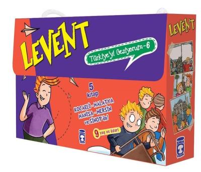 Levent Türkiye'yi Geziyorum 6 Seti - 5 Kitap Takım