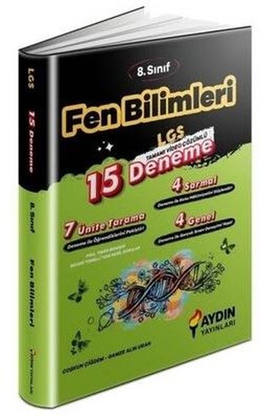 LGS 8. Sınıf Fen Bilimleri 15 Deneme