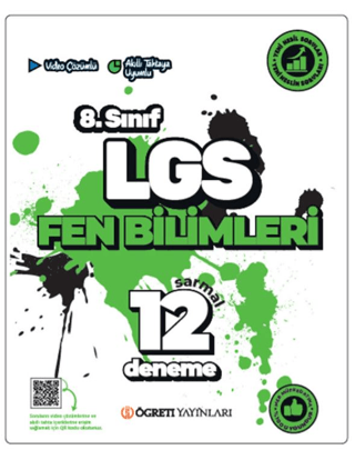 LGS 8. Sınıf Fen Bilimleri Sarmal 12 Deneme