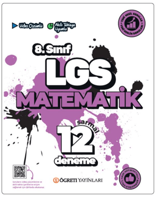 LGS 8. Sınıf Matematik Sarmal 12 Deneme