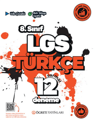 LGS 8. Sınıf Türkçe Sarmal 12 Deneme