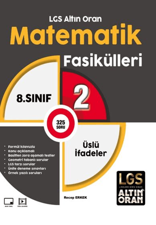 LGS Altın Oran Matematik Fasikülleri 2 Üslü İfadeler