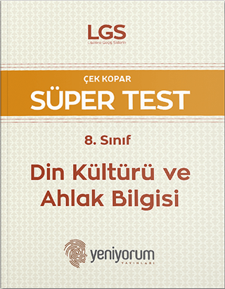 LGS Çek Kopar Süper Test 8. Sınıf Din Kültürü ve Ahlak Bilgisi