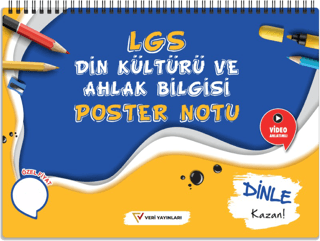 LGS Din Kültürü ve Ahlak Bilgisi Poster Notu