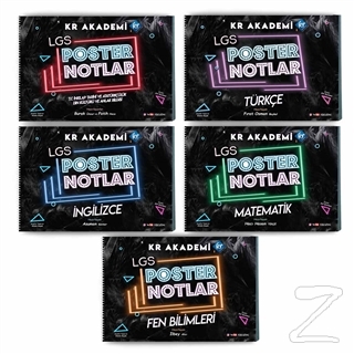 LGS Poster Notlar Seti (5 Kitap Takım)