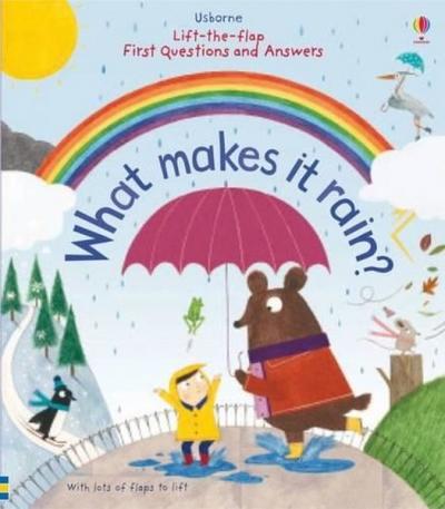 Lift-the-Flap First Questions and Answers What Makes it Rain? (Ciltli)