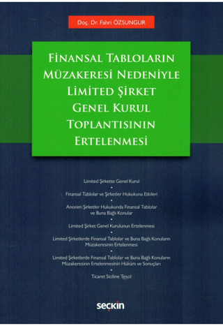 Limited Şirket Genel Kurul Toplantısının Ertelenmesi