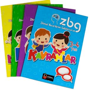 Limon Kıds ZBG / Zihinsel Becerilerimi Geliştiriyorum Seti 3-4 Yaş (4 Kitap)