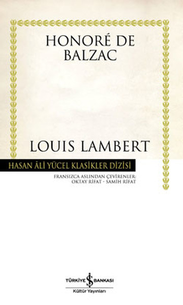 Louis Lambert - Hasan Ali Yücel Klasikleri