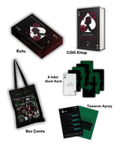 Maça Kızı 8 - 4. Kitap Seti - Kutulu (Ciltli) Dilara Pamuk