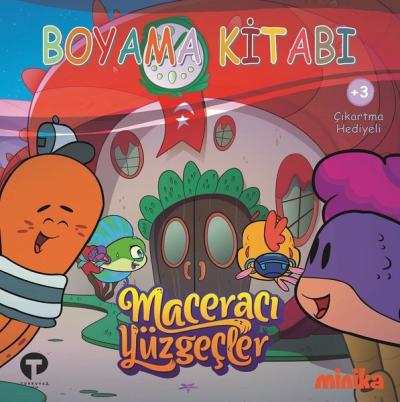 Maceracı Yüzgeçler Boyama Kitabı 4 (Ciltli)