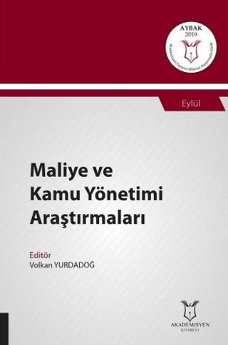 Maliye ve Kamu Yönetimi Araştırmaları (AYBAK 2019 Eylül)