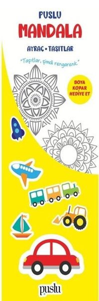 Mandala Çocuk Ayraç - Taşıtlar