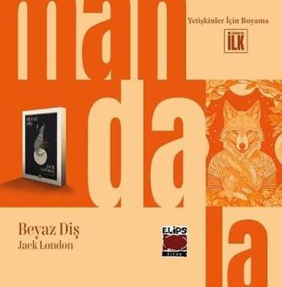 Mandala Dünyası - Beyaz Diş -Yetişkinler İçin Boyama