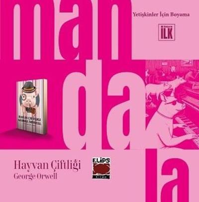 Mandala Dünyası - Hayvan Çiftliği-Yetişkinler İçin Boyama