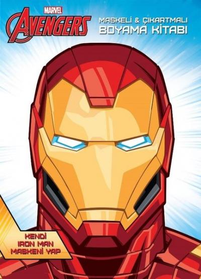 Marvel Avengers Maskeli ve Çıkartmalı Boyama Kitabı Kolektif