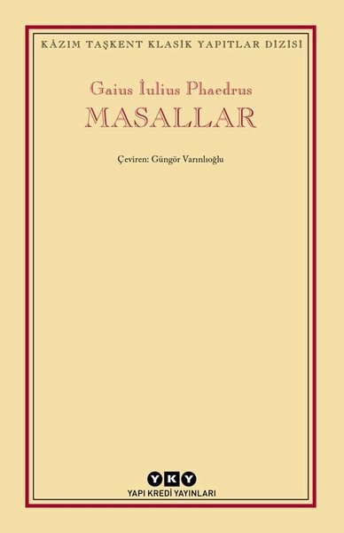 Masallar - Kazım Taşkent Klasik Yapıtlar Dizisi