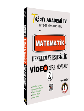 Matematik Denklem Eşitsizlik Video Ders Notları