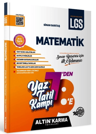Matematik Yaz Tatil Kampı LGS 7-8. Sınıf Hazırlık