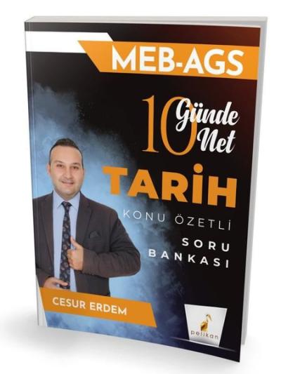 MEB - AGS 10 Günde10 Net Tarih Konu Özetli Soru Bankası Cesur Erdem