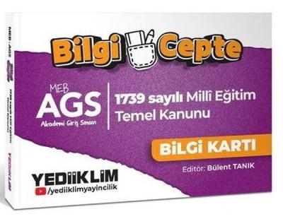 MEB AGS Bilgi Cepte 1739 Sayılı Milli Eğitim Temel Kanunu Bilgi Kartı 