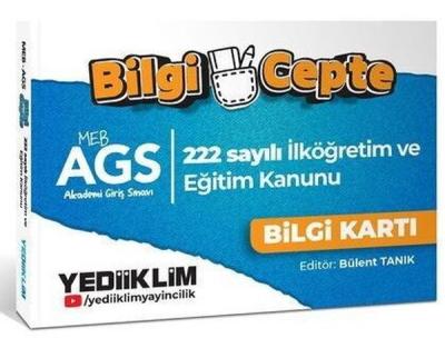 MEB AGS Bilgi Cepte 222 Sayılı İlköğretim ve Eğitim Kanunu Bilgi Kartı