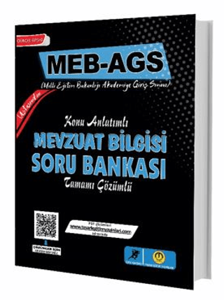 MEB-AGS Konu Anlatımlı Mevzuat Bilgisi Soru Bankası