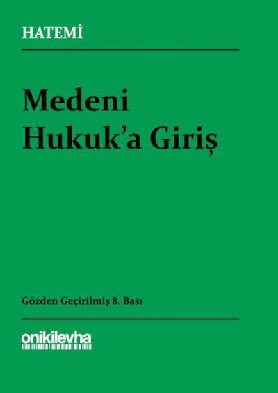Medeni Hukuka Giriş